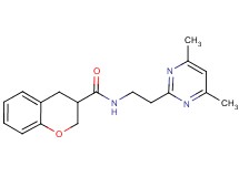 N-[2-(4,6-dimethylpyrimidin-2-yl)ethyl]chromane-3-carboxamide