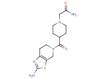 2-{4-[(2-amino-6,7-dihydro[1,3]thiazolo[5,4-c]pyridin-5(4H)-yl)carbonyl]-1-piperidinyl}acetamide