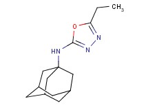 N-1-adamantyl-5-ethyl-1,3,4-oxadiazol-2-amine