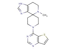 5-methyl-1'-thieno[3,2-d]pyrimidin-4-yl-1,5,6,7-tetrahydrospiro[imidazo[4,5-c]pyridine-4,4'-piperidine]