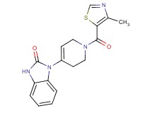 1-{1-[(4-methyl-1,3-thiazol-5-yl)carbonyl]-1,2,3,6-tetrahydro-4-pyridinyl}-1,3-dihydro-2H-benzimidazol-2-one