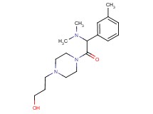 3-{4-[(dimethylamino)(3-methylphenyl)acetyl]-1-piperazinyl}-1-propanol