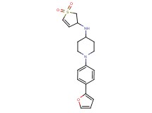 N-(1,1-dioxido-2,3-dihydro-3-thienyl)-1-[4-(2-furyl)phenyl]-4-piperidinamine