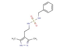 N-benzyl-N'-[2-(3,5-dimethyl-1H-pyrazol-4-yl)ethyl]sulfamide