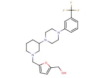 {5-[(3-{4-[3-(trifluoromethyl)phenyl]-1-piperazinyl}-1-piperidinyl)methyl]-2-furyl}methanol