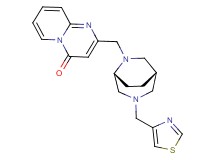 2-{[(1S*,5R*)-3-(1,3-thiazol-4-ylmethyl)-3,6-diazabicyclo[3.2.2]non-6-yl]methyl}-4H-pyrido[1,2-a]pyrimidin-4-one