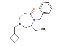 4-benzyl-1-(cyclobutylmethyl)-3-ethyl-1,4-diazepan-5-one