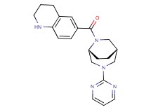 6-{[(1S*,5R*)-3-(2-pyrimidinyl)-3,6-diazabicyclo[3.2.2]non-6-yl]carbonyl}-1,2,3,4-tetrahydroquinoline