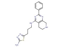 N-[3-(5-amino-1,3,4-thiadiazol-2-yl)propyl]-2-phenyl-5,6,7,8-tetrahydropyrido[3,4-d]pyrimidin-4-amine