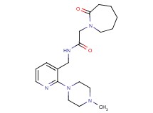N-{[2-(4-methylpiperazin-1-yl)pyridin-3-yl]methyl}-2-(2-oxoazepan-1-yl)acetamide