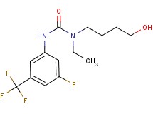 N-ethyl-N'-[3-fluoro-5-(trifluoromethyl)phenyl]-N-(4-hydroxybutyl)urea