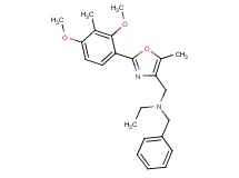 N-benzyl-N-{[2-(2,4-dimethoxy-3-methylphenyl)-5-methyl-1,3-oxazol-4-yl]methyl}ethanamine