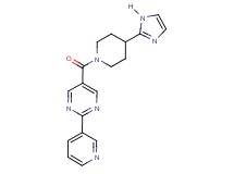 5-{[4-(1H-imidazol-2-yl)piperidin-1-yl]carbonyl}-2-pyridin-3-ylpyrimidine