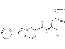 N-[(1S)-1-(hydroxymethyl)-3-methylbutyl]-2-phenylimidazo[1,2-a]pyridine-6-carboxamide