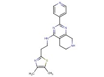 N-[2-(4,5-dimethyl-1,3-thiazol-2-yl)ethyl]-2-pyridin-4-yl-5,6,7,8-tetrahydropyrido[3,4-d]pyrimidin-4-amine