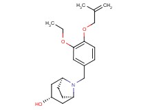 (3-endo)-8-{3-ethoxy-4-[(2-methylprop-2-en-1-yl)oxy]benzyl}-8-azabicyclo[3.2.1]octan-3-ol