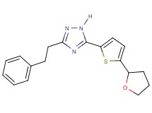 3-(2-phenylethyl)-5-[5-(tetrahydrofuran-2-yl)-2-thienyl]-1H-1,2,4-triazole