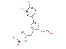 N-{2-[3-(3,4-difluorophenyl)-1-(2-hydroxyethyl)-1H-1,2,4-triazol-5-yl]-1-methylethyl}acetamide