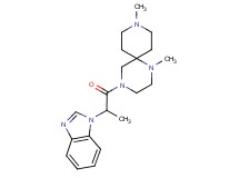 4-[2-(1H-benzimidazol-1-yl)propanoyl]-1,9-dimethyl-1,4,9-triazaspiro[5.5]undecane