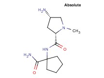 (2S,4S)-4-amino-N-[1-(aminocarbonyl)cyclopentyl]-1-methylpyrrolidine-2-carboxamide