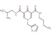 N-butyl-1-(2-furylmethyl)-N'-isobutyl-4-oxo-1,4-dihydro-3,5-pyridinedicarboxamide