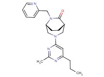 (1S*,5R*)-3-(2-methyl-6-propylpyrimidin-4-yl)-6-(pyridin-2-ylmethyl)-3,6-diazabicyclo[3.2.2]nonan-7-one