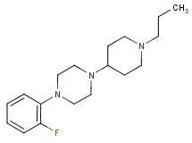 1-(2-fluorophenyl)-4-(1-propyl-4-piperidinyl)piperazine