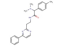 2-(dimethylamino)-2-(4-methylphenyl)-N-[2-(4-phenyl-2-pyrimidinyl)ethyl]acetamide