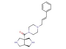 cis-3a-({4-[(2E)-3-phenyl-2-propen-1-yl]-1-piperazinyl}carbonyl)octahydropyrrolo[3,4-c]pyrrole dihydrochloride