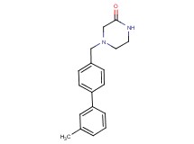 4-[(3'-methylbiphenyl-4-yl)methyl]piperazin-2-one