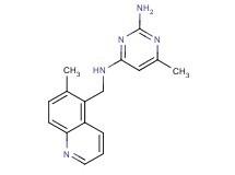 6-methyl-N~4~-[(6-methylquinolin-5-yl)methyl]pyrimidine-2,4-diamine