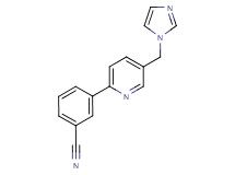 3-[5-(1H-imidazol-1-ylmethyl)pyridin-2-yl]benzonitrile