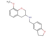 (2,3-dihydro-1-benzofuran-5-ylmethyl)(8-methoxy-3,4-dihydro-2H-chromen-3-yl)amine