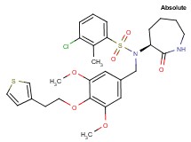 3-chloro-N-{3,5-dimethoxy-4-[2-(3-thienyl)ethoxy]benzyl}-2-methyl-N-[(3S)-2-oxo-3-azepanyl]benzenesulfonamide