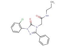 2-[1-(2-chlorophenyl)-5-oxo-3-phenyl-1,5-dihydro-4H-1,2,4-triazol-4-yl]-N-propylacetamide