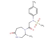 N-[2-(2-methyl-5-oxo-1,4-diazepan-1-yl)-2-oxoethyl]-N-(4-methylphenyl)methanesulfonamide