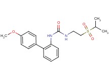 N-[2-(isopropylsulfonyl)ethyl]-N'-(4'-methoxybiphenyl-2-yl)urea