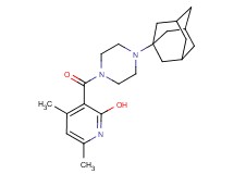 3-{[4-(1-adamantyl)-1-piperazinyl]carbonyl}-4,6-dimethyl-2-pyridinol