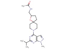 N-{[8-(6-isopropyl-1-methyl-1H-pyrazolo[3,4-d]pyrimidin-4-yl)-1-oxa-8-azaspiro[4.5]dec-2-yl]methyl}acetamide