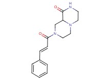 8-[(2E)-3-phenylprop-2-enoyl]hexahydro-2H-pyrazino[1,2-a]pyrazin-1(6H)-one