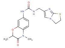 N-(2,3-dihydroimidazo[2,1-b][1,3]thiazol-6-ylmethyl)-N'-(2,4-dimethyl-3-oxo-3,4-dihydro-2H-1,4-benzoxazin-7-yl)urea