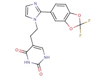 5-{2-[2-(2,2-difluoro-1,3-benzodioxol-5-yl)-1H-imidazol-1-yl]ethyl}pyrimidine-2,4(1H,3H)-dione