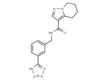N-[3-(1H-tetrazol-5-yl)benzyl]-4,5,6,7-tetrahydropyrazolo[1,5-a]pyridine-3-carboxamide