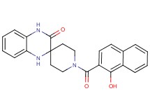 1-(1-hydroxy-2-naphthoyl)-1',4'-dihydro-3'H-spiro[piperidine-4,2'-quinoxalin]-3'-one