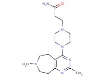3-[4-(2,7-dimethyl-6,7,8,9-tetrahydro-5H-pyrimido[4,5-d]azepin-4-yl)piperazin-1-yl]propanamide