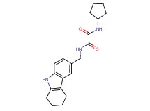 N-cyclopentyl-N'-(2,3,4,9-tetrahydro-1H-carbazol-6-ylmethyl)ethanediamide