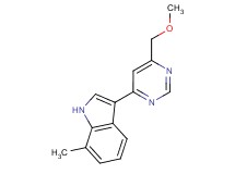 3-[6-(methoxymethyl)pyrimidin-4-yl]-7-methyl-1H-indole