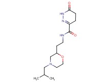 N-[2-(4-isobutylmorpholin-2-yl)ethyl]-6-oxo-1,4,5,6-tetrahydropyridazine-3-carboxamide