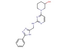 1-(2-{[(5-phenyl-4H-1,2,4-triazol-3-yl)methyl]amino}pyrimidin-4-yl)piperidin-3-ol