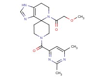 1'-[(2,6-dimethylpyrimidin-4-yl)carbonyl]-5-(methoxyacetyl)-1,5,6,7-tetrahydrospiro[imidazo[4,5-c]pyridine-4,4'-piperidine]